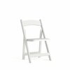 Flash Furniture Folding Chair, Wood, White XF-2901-WH-WOOD-GG